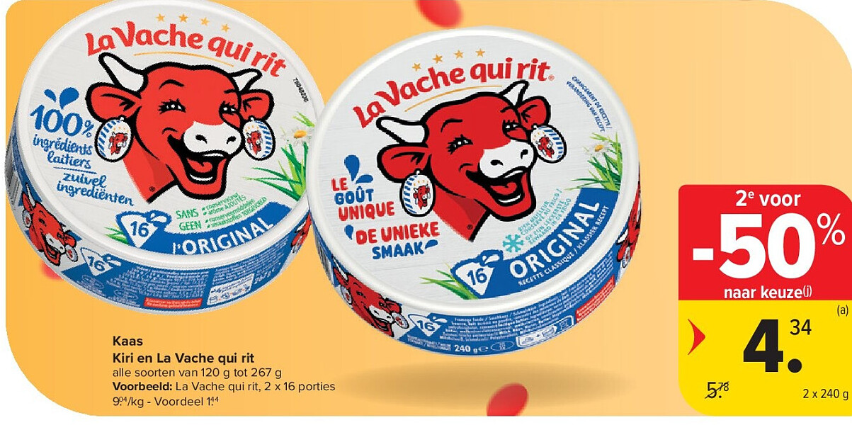 Kaas Kiri en La Vache qui rit