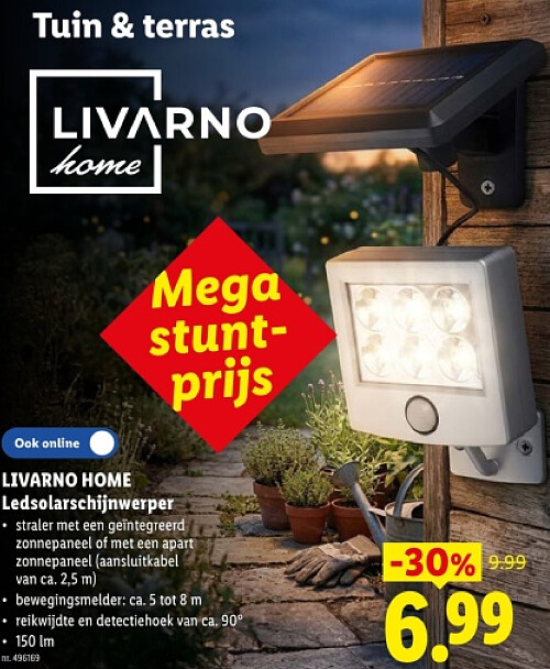 Ledsolarschijnwerper