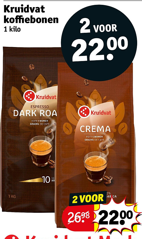 Kruidvat koffiebonen