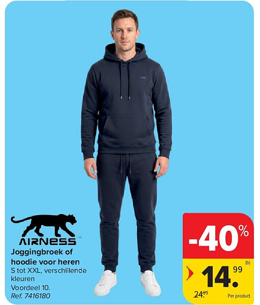 Joggingbroek of hoodie voor heren