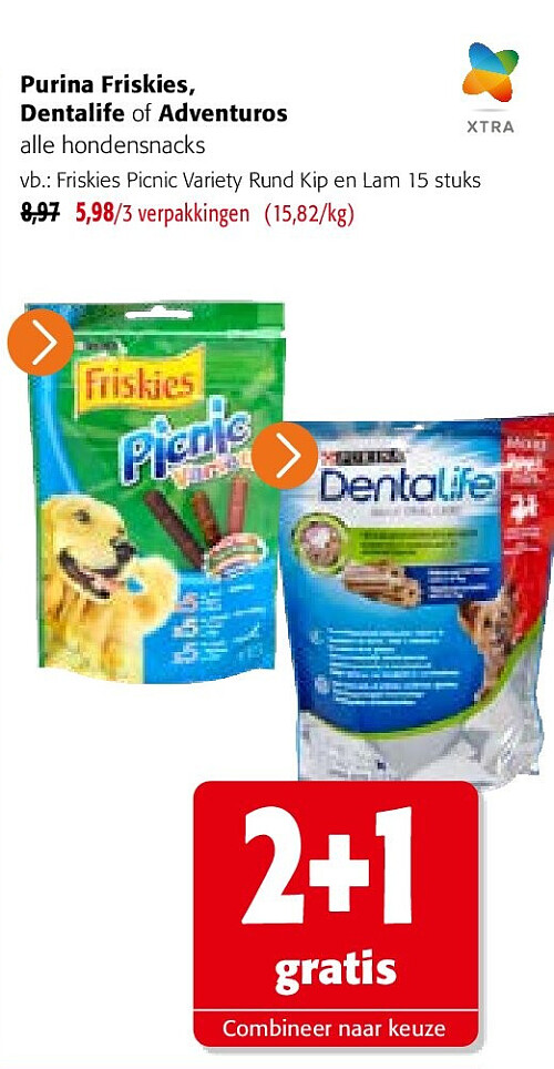 Friskies Picnic Variety Rund Kip en Lam 15 stuks