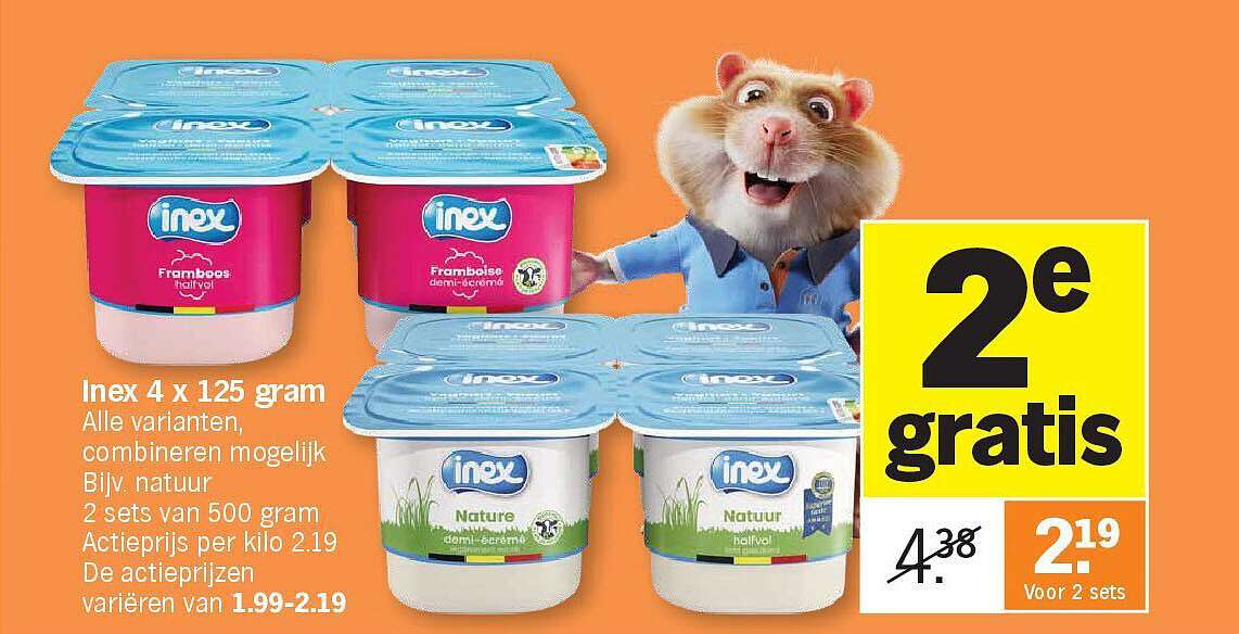Inex 4 x 125 gram
