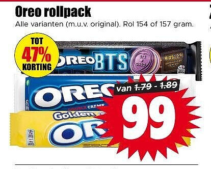 Oreo rollpack