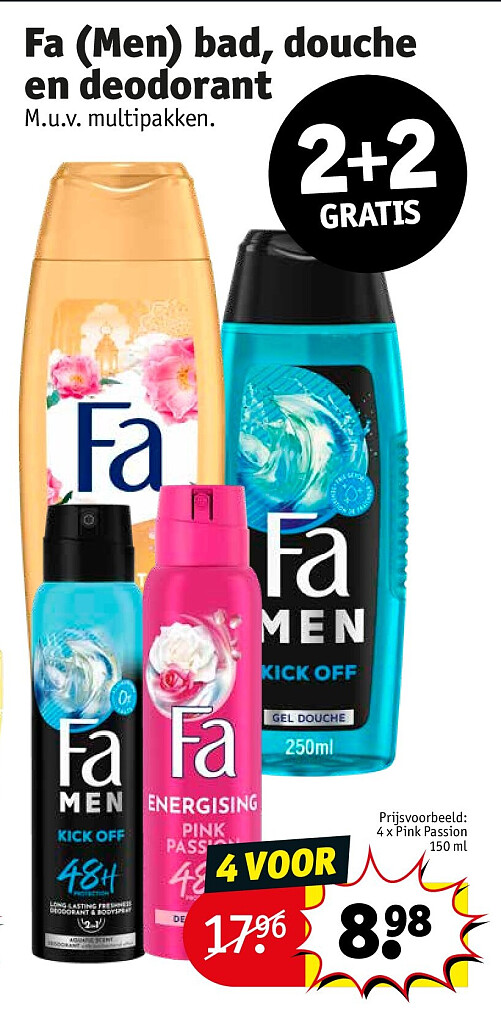 Fa (Men) bad, douche en deodorant