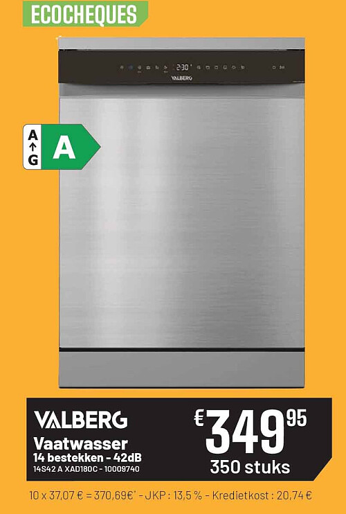 Lave-vaisselle 14 couverts - 42dB