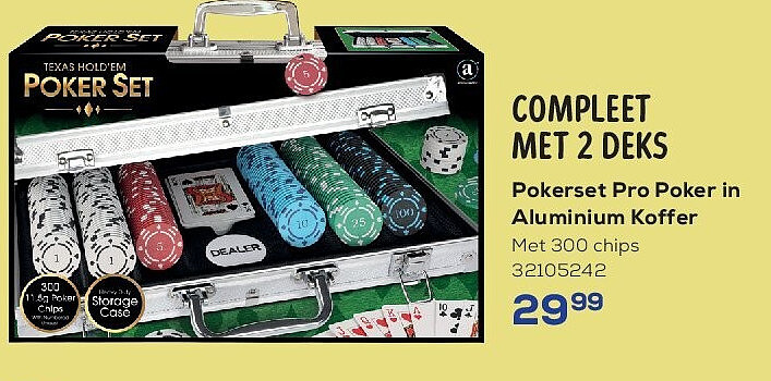 Pokerset Pro Poker in Aluminium Koffer