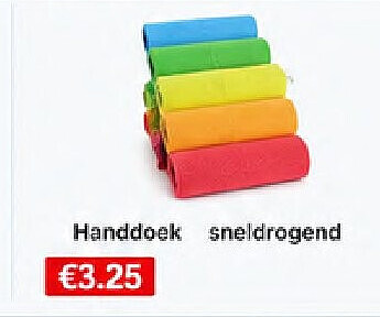 Handdoek sneldrogend