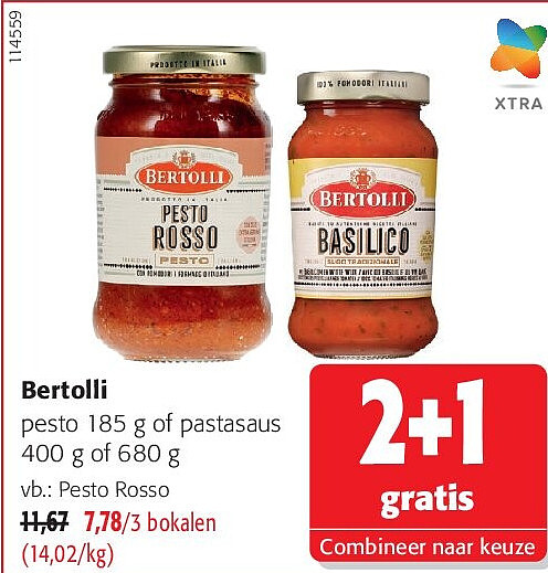 Bertolli pesto 185 g