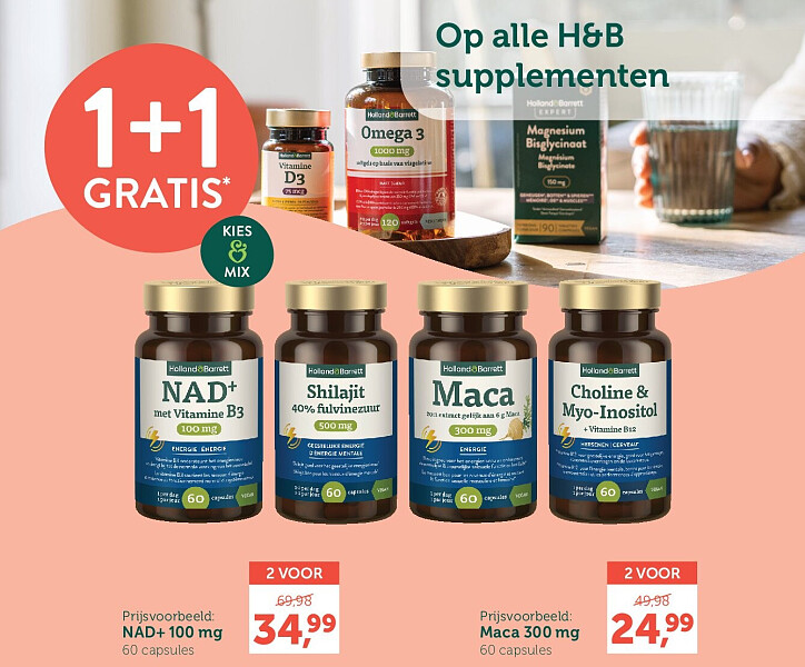 Prijsvoorbeeld: Maca 300 mg 60 capsules