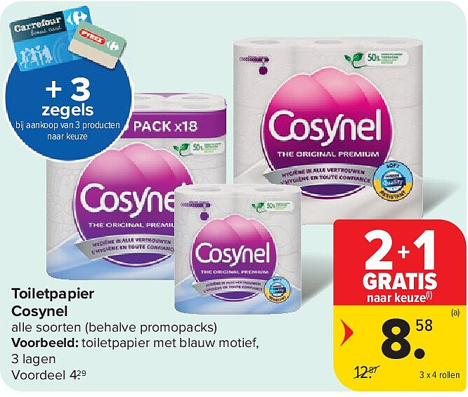Toiletpapier Cosynel