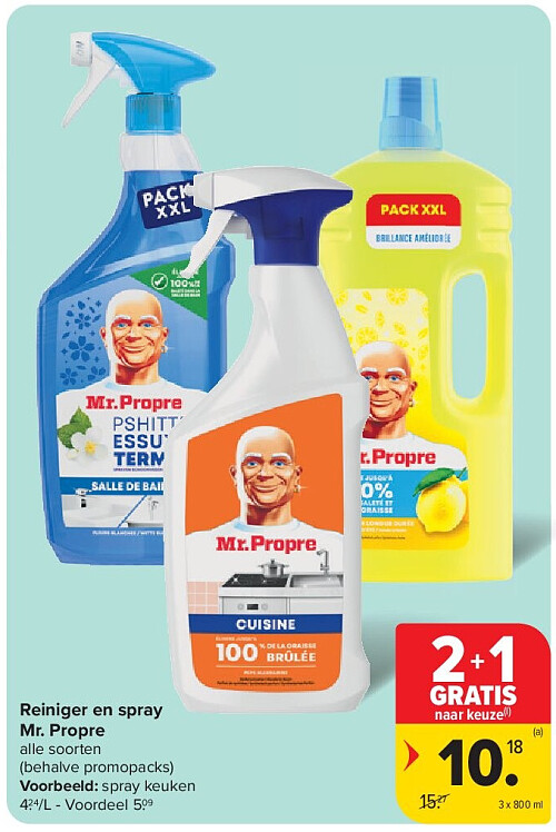 Reiniger en spray Mr. Propre