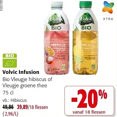 Volvic Infusion Bio Vleugje hibiscus