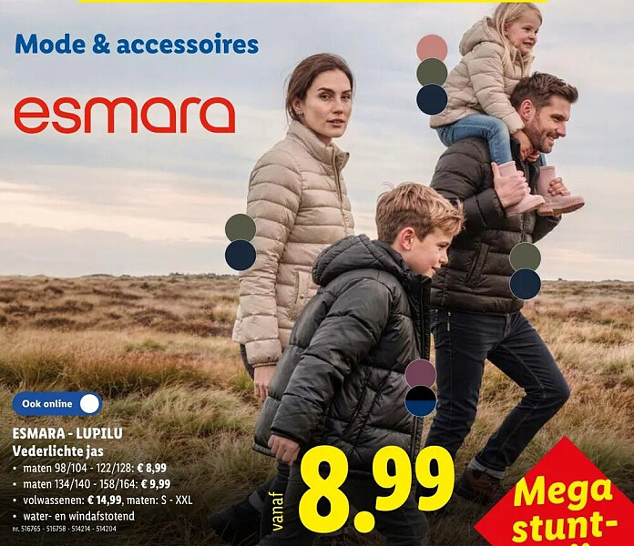 Vederlichte jas