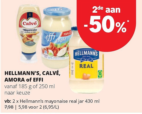 Hellmann’s mayonaise real jar 430 ml