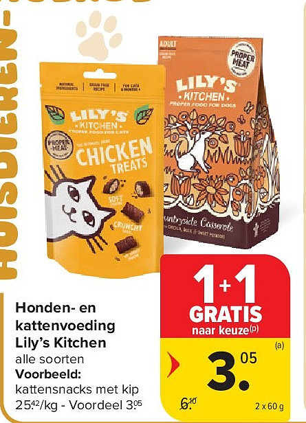 Honden- en kattenvoeding Lily’s Kitchen