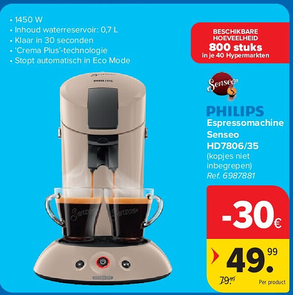 Espressomachine Senseo HD7806/35