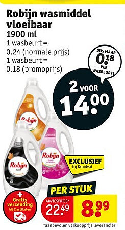 Robijn wasmiddel vloeibaar