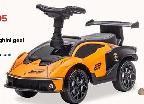 Lopertje Lamborghini geel