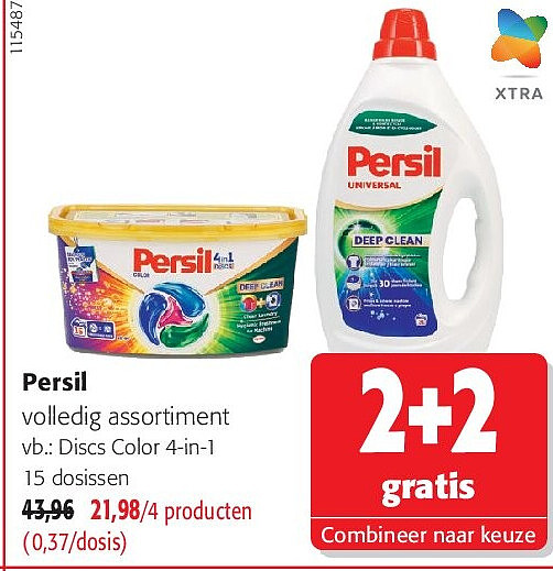 Persil Discs Color 4-in-1 15 dosissen