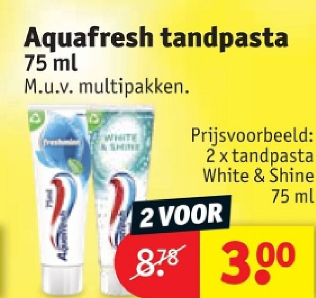 Aquafresh tandpasta