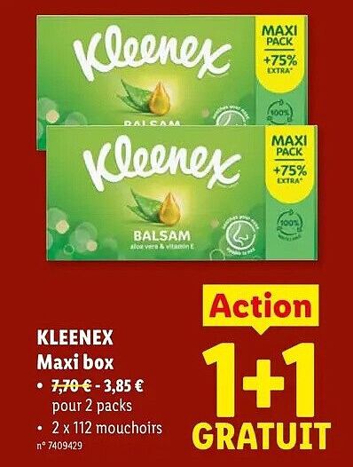 KLEENEX Maxi box