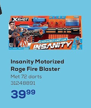 Insanity Motorized Rage Fire Blaster