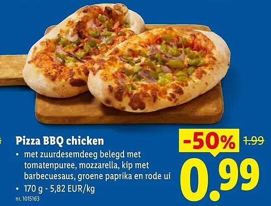 Pizza BBQ chicken