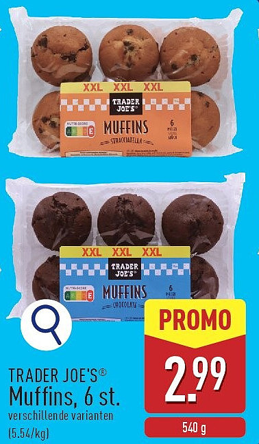 Muffins, 6st.