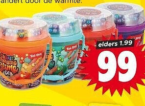 Speelslijm in emmertje