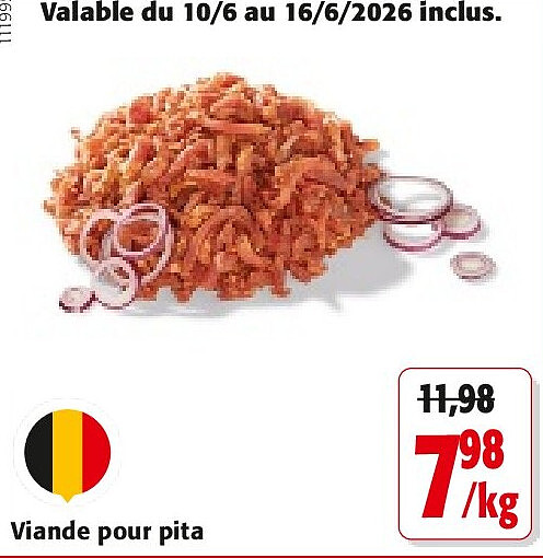Viande pour pita