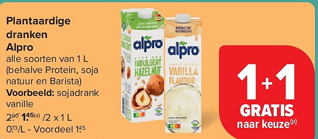 Plantaardige dranken Alpro