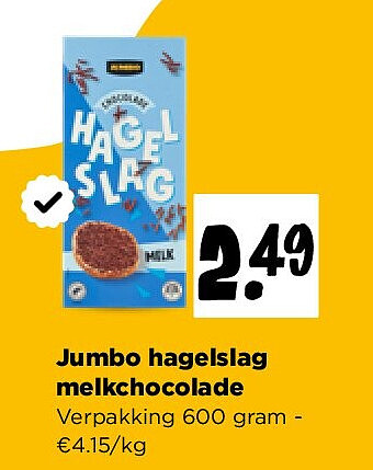 Jumbo hagelslag melkchocolade