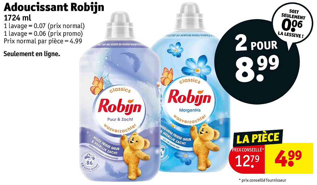 Adoucissant Robijn 1724 ml