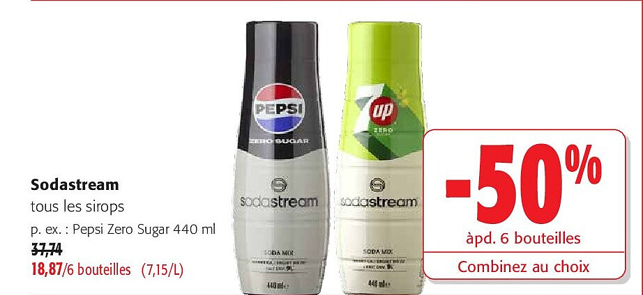 Sodastream Pepsi Zero Sugar 440 ml