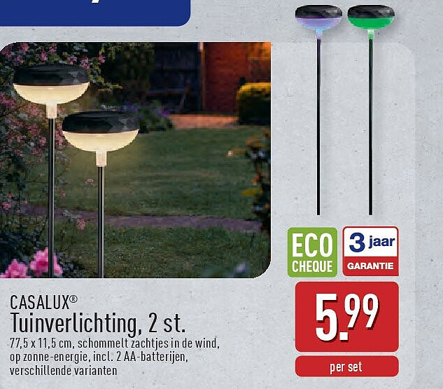 Tuinverlichting, 2st.