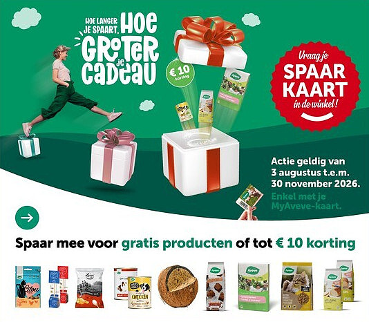 Spaar mee voor