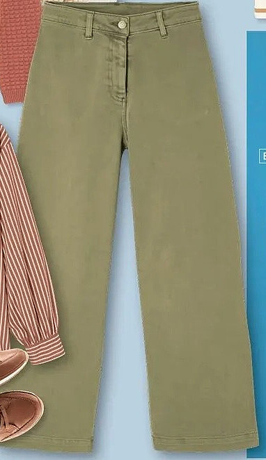 Wijde, gekleurde jeans