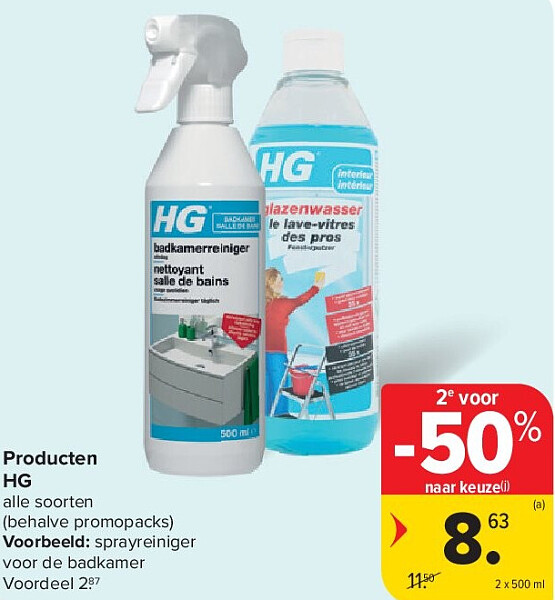 Producten HG