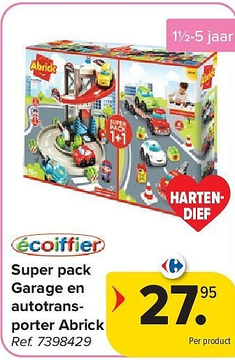 Super pack Garage en autotransporter Abrick