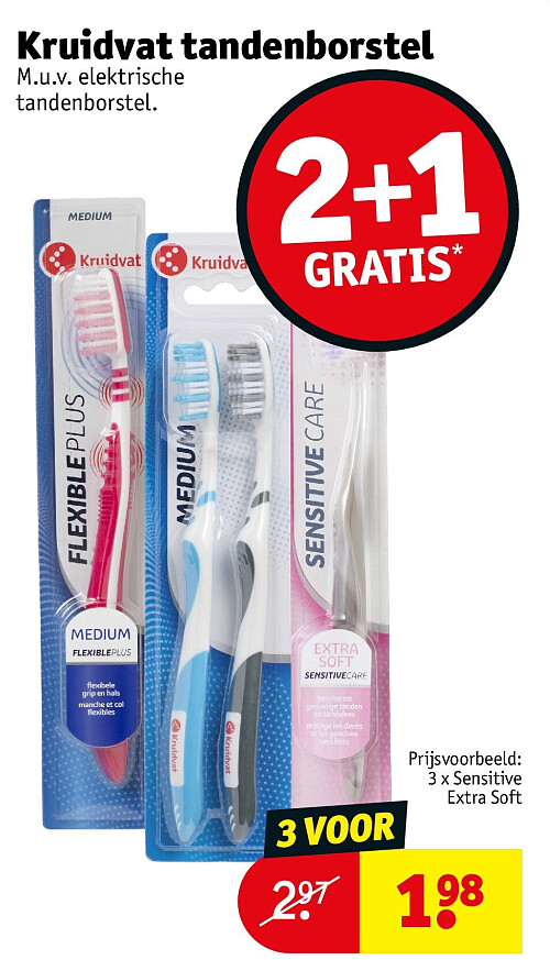 Kruidvat tandenborstel