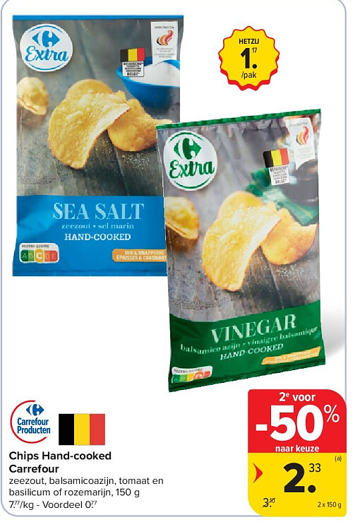 Chips Hand-cooked Carrefour