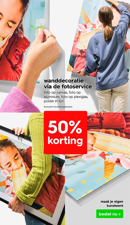 wanddecoratie via de fotoservice
