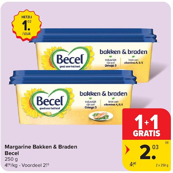 Margarine Bakken & Braden Becel