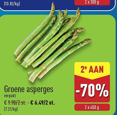 Groene asperges