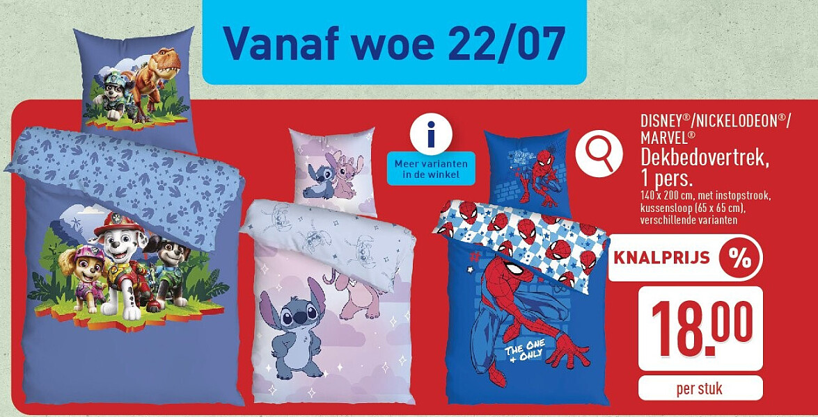 Dekbedovertrek, 1pers.