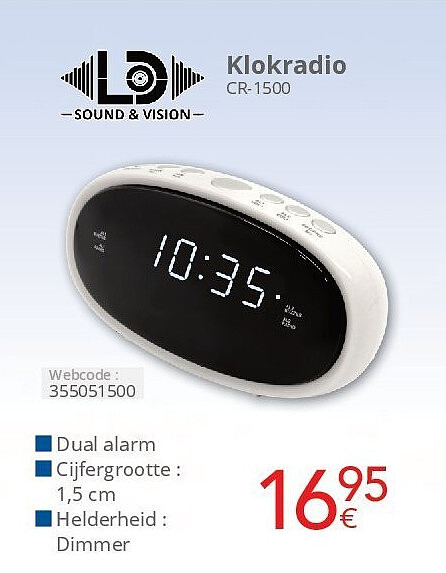 Klokradio CR-1500