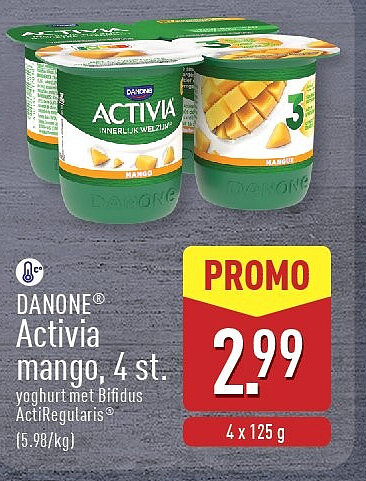 Activia mango, 4st.