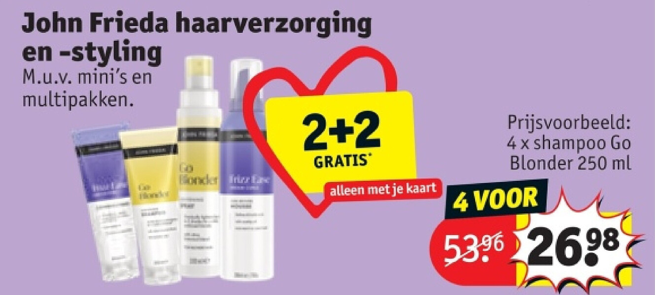 John Frieda haarverzorging en -styling
