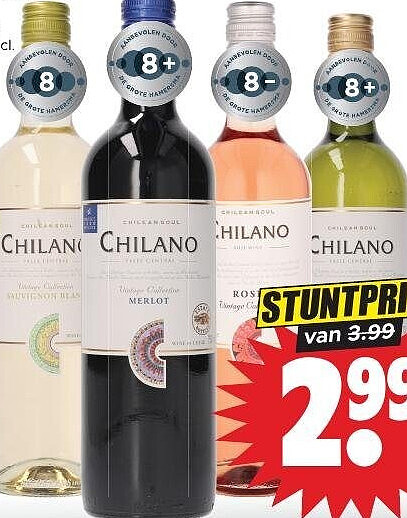 Chilano wijn, 75 cl