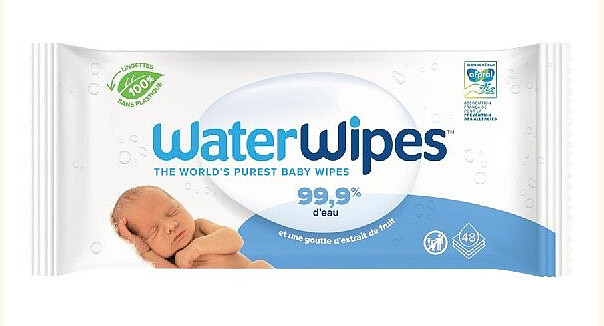 Lingettes bébé WaterWipes x48
